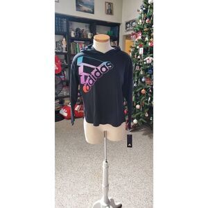 NWT ADIDAS LS GIRLS CROP TOP